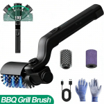 BBQ grillipintsel 3-k&auml;igulise seadistusega elektriline grillipintsel, 180&deg; reguleeritav pea, 90-minutiline grillipuhastaja v&auml;ligrillidele ja suitsuahjudele