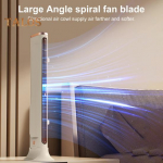 Labadeta tornventilaator 3 kiirust Tugev &otilde;huvool Vaikne t&ouml;&ouml; Laetav Juhtmevaba Vabaltseisev ventilaator Konditsioneer Kaasaskantav Kodu V&auml;litingimustes beež