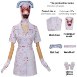 Silent Hill &Otilde;de Kost&uuml;&uuml;m Pehme Kangas Cosplay R&otilde;ivastus Halloweeni Teemalisteks Pidudeks Ja &Uuml;ritusteks M gray