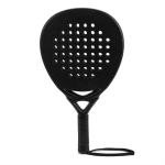 NewChance Kvaliteetne &Uuml;likerge S&uuml;sinikkiust Padelireket Kohandatava Logoga Padelile & Tennisele must