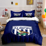 West Bromwich Albion logo. Voodipesukomplektid Tekikotikomplektid Tekikotid Padjap&uuml;&uuml;rid(1* Tekikott 2* Padjap&uuml;&uuml;ri (ilma tekita)) 135x200cm blue
