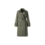 UNIQLO SS24 C-seeria &Uuml;hev&auml;rviline Kahe n&ouml;&ouml;biridadega V&ouml;&ouml;ga Pikk Varrukas TRENCH-kattep&uuml;ksid Naiste mantlid Oliiv 467151-56 S gray