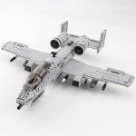 USA s&otilde;jav&auml;e A-10 h&auml;vitaja ehitusklotsid Relvade s&otilde;idukimudel Uut t&uuml;&uuml;pi soomustatud Thunderbolt II lennuk Klotsid Poiste m&auml;nguasjad