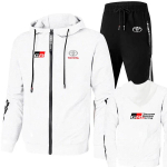 Toyota GAZOO Racing Spordir&otilde;ivad Kapuutsiga Dressipluusi Komplekt Vastupidavus Ralli Ratsutamis&uuml;likond Spordijakk ja Spordip&uuml;ksid Aktiivseks Kandmiseks CJ1 M black