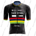 Van Rysel - Roubaix Team Jalgrattas&auml;rk L&uuml;hikeste varrukatega Prantsusmaa R&otilde;ivad Maanteejalgratta S&auml;rgid &Uuml;likond Jalgratta P&uuml;ksid MTB S&auml;rk XL black