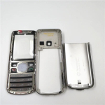 Eesmine keskmine raam Tagakaas Aku&uuml;mbris Nokia 6700 6700C Classic'ile T&auml;ielik korpus inglise ja vene klahvistikuga Silver English gray