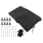 Maapealne bassein Ovaalne basseinikate Ilmastikukindel 7*10ft(213*305cm) black