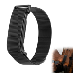 Google Fitbit Air Strap Roostevabast Terasest Milaneesi Metallist Kellarihmad Reguleeritav Mugav Asendusk&auml;ev&otilde;ru Nutikellale black