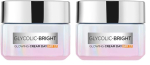 L'Oreal Paris Glycolic Bright s&auml;raandev p&auml;evakreem, &ouml;ine s&auml;raandev kreem, gl&uuml;koolhape geeljas kreemitekstuuris, mis v&auml;hendab n&auml;htavalt plekke