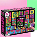 &Uuml;llatuslik Squishy Advendikalender, Mini Pigistatavad Pop It Stressileevendusm&auml;nguasjad, Peo Kingitused pink