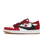 Travis Scott x Jordan Air Jordan 1 Chicago Black Reversed Hook Mugav DZ4137-700(Meeskond-) 42 black
