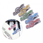 Muusikaklipp Klaveriraamatulehe klipp K&otilde;rged klambrid Klambrid J&auml;rjehoidjad Aksessuaarid 5 Treble Clef mitmev&auml;rviline