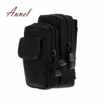 Taktikaline kaasaskantav kamuflaažikott taskuga s&otilde;jav&auml;e mobiiltelefonikotiga must