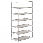 6-tasandiline jalatsiriiul Kingatorniriiul, hoiustamiskapp, virnastatavad riiulid mahutab 18 paari 6-Tier hall