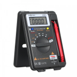 RICHMETERS k&auml;eshoitav mini-digitaalne multimeeter, multifunktsionaalne 4000 loendur, mitmemeetrine AC/DC transistor