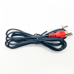 VAORLO 1M AUX 3,5 mm RCA helikaabel Bluetooth-vastuv&otilde;tja jaoks Bluetooth-saatja juhtmevaba adapter teleri jaoks DVD-videomakk Stereo-2 RCA-juhe must