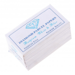 25 Pieces Diamond Parcel Papers Blue and White 80 x 45mm Jewelry Supplies 45 x 80mm