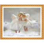 LI LOYE Teemant Kahe Ingli Teemantmaaling T&auml;is&uuml;mmargune teemanttikandid Kodukaunistuse mustrite komplektid 20X30CM