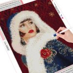 Teemanttikandid Beauty 5D Teemantmaal Ristpistes T&auml;is&uuml;mmargune teemantmosaiik 20X30CM