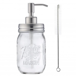 Vannitoa Roostevaba Lotion Jar terasest seebi dosaator puhas