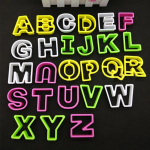 Puntos Plastic AZ 26 Letters k&uuml;psise k&uuml;psise l&otilde;ikur Fondant kooki kaunistamine k&uuml;psetusvorm 26 Letters