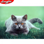 DIY 5D teemantmaaling maastik ukselilled ristpistes t&auml;isnurkne/&uuml;mmargune puur Teemanttikandid kunsti k&auml;siraamat kodukaunistus Full Round 20X30CM punane