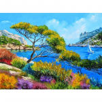 T&auml;is &uuml;mmargune ruudukujuline teemantmaaling p&auml;evalillega pildid kividest Teemanttikandid Roosiristpistes lillelilled kodukaunistus Full Round 20X30CM punane