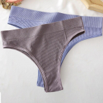 FINETOO &Otilde;mblusteta naiste alusp&uuml;ksid T&uuml;drukute stringid K&otilde;rge v&ouml;&ouml;kohaga Pehmed naiste p&uuml;ksid Mood 6 &uuml;hev&auml;rvilist S-XL Seksikad alusp&uuml;ksid Naistele p&uuml;ksid L-XL