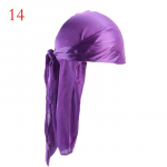 Unisex piraadim&uuml;ts Chemo Cap Long Silk Satiin hingav Turban M&uuml;ts Durag Peakatte Parukad Siidised