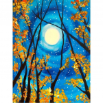 5D DIY Teemantmaali Kuu ristpiste komplekt Mosaiik Teemanttikandid Roos T&auml;is&uuml;mmargune/ruudukujuline puur Kodukaunistus Round 20x30cm