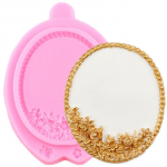 DIY peegliraam Fondant koogi kaunistamise t&ouml;&ouml;riistad &scaron;okolaadikoogi silikoonvormid k&ouml;&ouml;gi k&uuml;psetusvormid