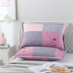 48x74cm padjap&uuml;&uuml;r Paks puhtast puuvillast padjap&uuml;&uuml;r Double Queen Size Magamistoa tr&uuml;kkimine Padjap&uuml;&uuml;r voodipesu kaks t&uuml;kki