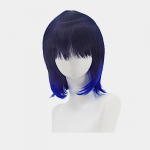 Anime Cosplay parukas Juuksed Demon Slayer Blade Parukas Hashibira Inosuke parukas tumesinine v&auml;rv