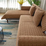 &Uuml;hev&auml;rviline libisemiskindel diivani kate Paks pehme pl&uuml;&uuml;s diivanipadja r&auml;tik elutoa m&ouml;&ouml;bli jaoks Decor Slipcovers diivanikatted 90x180cm 1pc