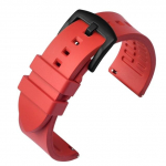 Kiirkinnitusega kellarihm 18mm 19mm 20mm 21mm 22mm 24mm silikoonkummist rihm Pruun oranž must veekindel 21mm