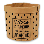 Les Tr&eacute;sors De Lily [R2257] &ndash; mustjaspruun  Messages  paberiistutusmasin (Elatakse armastusest ja v&auml;rskest veest) - 26x25 cm pruun