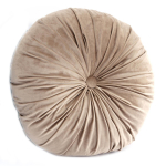 Les Tr&eacute;sors De Lily [R8301] - Taupe hall 'Scarlett' sametpadi - 45x45 cm hall