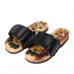 1 paar kivikivist massaažijalatseid, reguleeritava rihmaga disainiga keskkonnas&otilde;bralikud kodumassaažijalatsid 36 punane