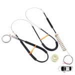 BWR5348 Elektrilise akna t&otilde;stuki regulaatori remondikomplekt Esimene vasakpoolne Porsche 911 996 1997-2005 Boxster 986 1996-2004 99654207504 jaoks