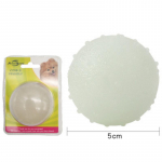 Lemmiklooma h&uuml;ppav m&auml;ngupall, vastupidav hammustusvastane pigistatav kummist m&auml;nguasi kutsikale, interaktiivsed tarvikud, luminofoorvalgustid lemmiklooma kingitus 5cm