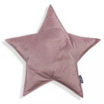 Decorative STAR shaped pillow rosa