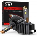 2tk 70000Lm D3S LED esitule pirnid D1S D2S D4S D5S D8S D1R D2R D3R D4R D8R D5R Turbo LED CSP kiibid Tuled BMW Benz Volvo laternale 130W esilatern D2S/D2R