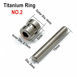 Hambaimplantaadi titaanr&otilde;ngas titaanist varras asukoha m&auml;&auml;ramiseks T&auml;pne tootmine puhas titaanmaterjal 1 piece NO. 2.0