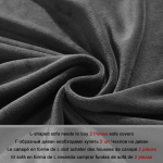 1-osaline sametkangast diivanikate Elastne sektsioonkuhvel L-kujuline diivanikott Tugitool L-kujuline diivanikott elutuppa Part A-A 90-140cm