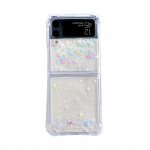 Samsung Galaxy Z Flip 4 3 &uuml;mbrisele, l&auml;bipaistev Glitter Dreamy Stars selge p&otilde;rutuskindel tagakaas Samsung Z Flip4 Zflip3 &uuml;mbrisele For Samsung Z Flip 3