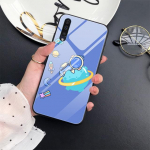 Armas Bear Moon astronauti &uuml;mbris Samsung Galaxy A71 A72 A70 A73 A53 A13 5g A03 A22 A21s A03 Core A42 A52 klaasist kate Coque Capa jaoks For Samsung A21