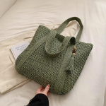 Yogodlnsi suvine kootud &otilde;lakott naiste rannakott Naiste &otilde;lgedest kootud k&auml;sitsi valmistatud suure mahutavusega k&auml;ekott rahakott Reisituti ostukott 36x2x40cm