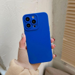 Vedelas silikoonist telefoni&uuml;mbris iPhone'ile 14 13 12 11 Pro X Xr Xs Max Straight Edge, pehmest nahast kaitsev tagakaas For iPhone XR valge