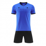 T&auml;iskasvanud meeste professionaalse kohtuniku jalgpalli kampsun, jalgpallivormi l&uuml;hikeste varrukatega mat&scaron;i kohtunikus&auml;rk, kolm taskut, uus saabumine XL (180-185cm) sinine