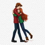 Gravity Falls Dipper Y Wendy Dipper Pines Wendy Iron on Heat Transfer Printing Vin&uuml;&uuml;lplaastrid Kleebis riietele Ise ise teha aplikatsioonid pestavad plaastrid